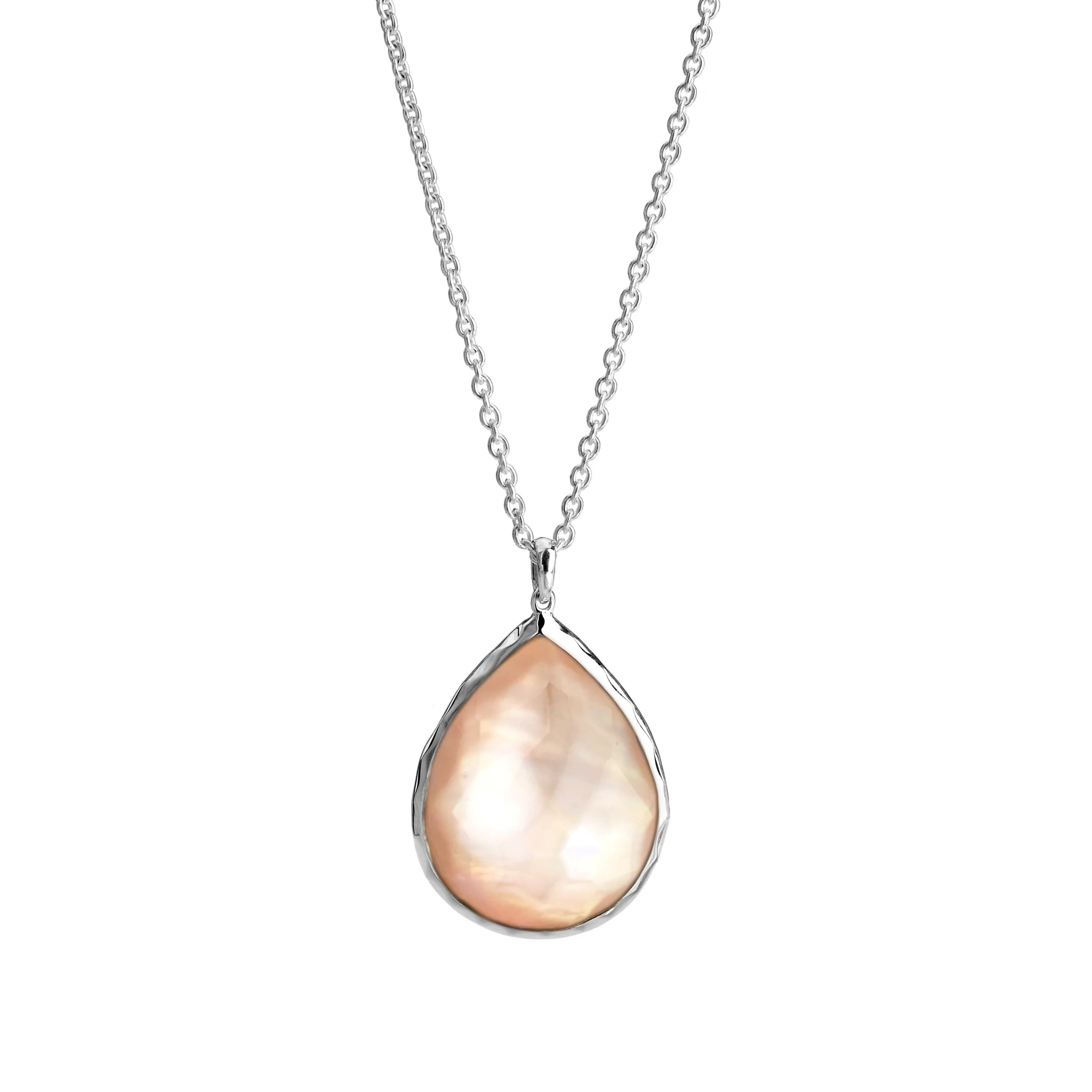 Large Teardrop Pendant Necklace