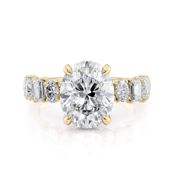 1.26ctw Mixed Cut Diamond Engagement Ring