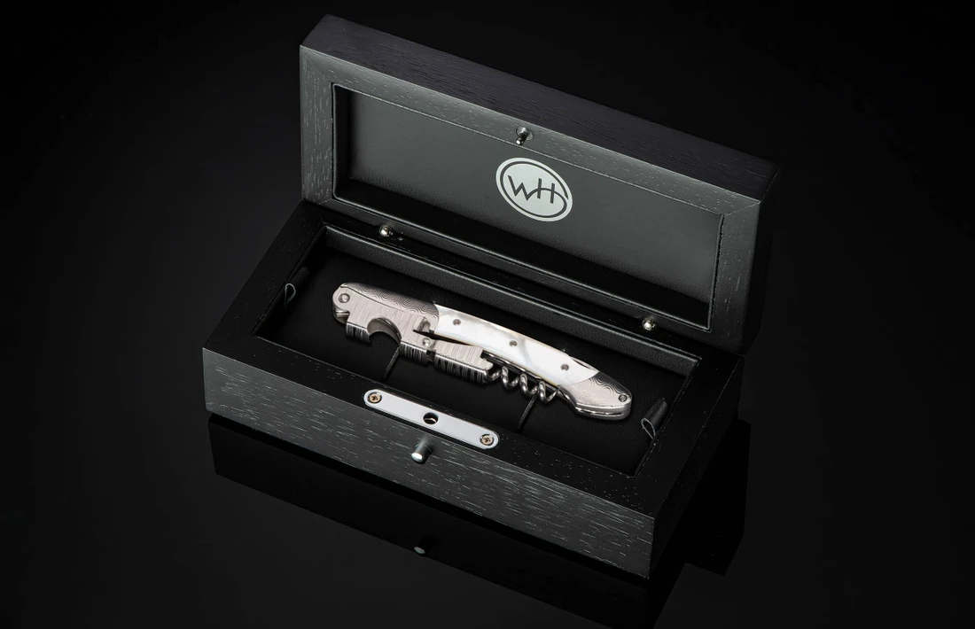 William Henry Gris Wine Opener & Corkscrew