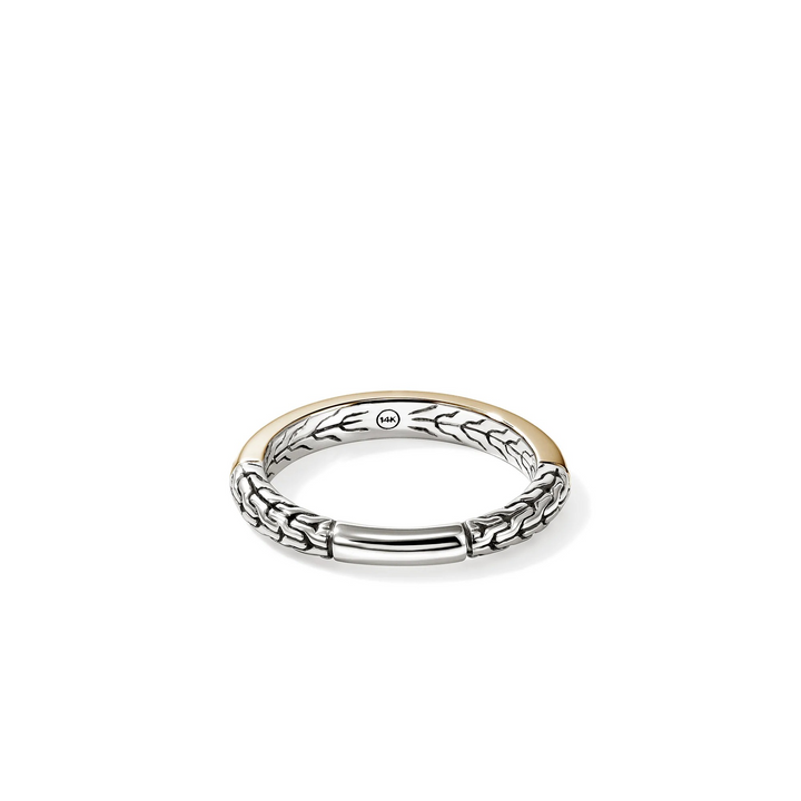 14K Gold & Sterling Silver Essential Band Ring