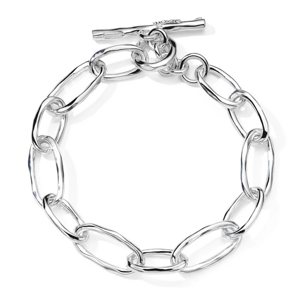 Faceted Oval Link Bracelet