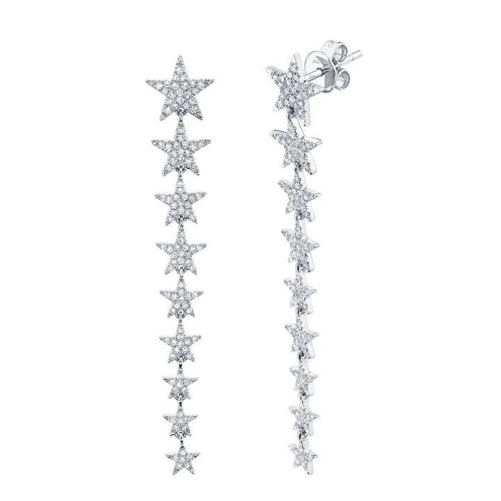 0.51ctw Diamond Star Earring