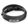 Graphite grey My Move calfskin strap & 18K white gold 0.08ctw My Move Motif Charm