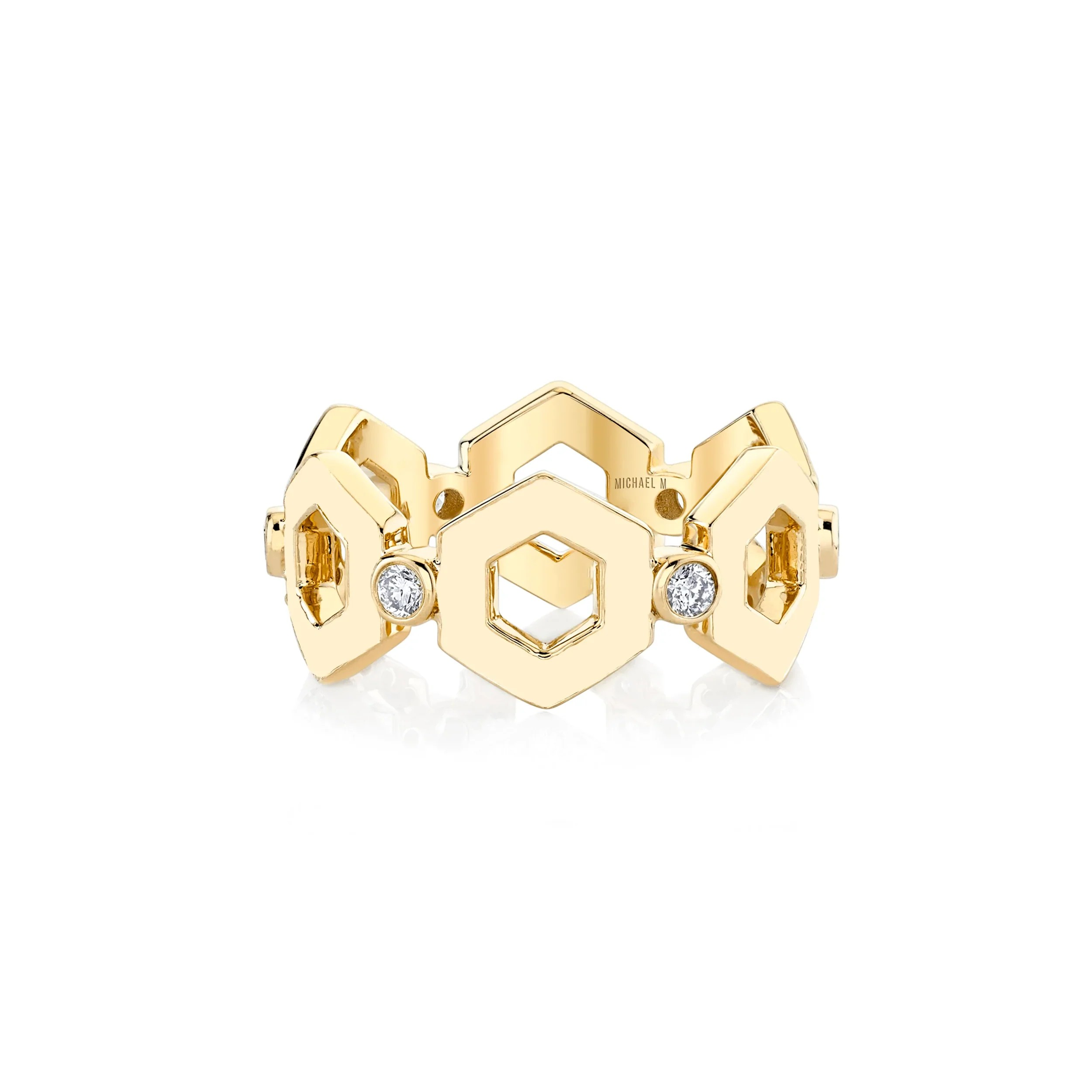 0.25ctw Diamond Hex Infinity Band