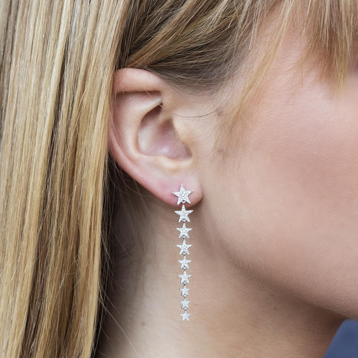 0.51ctw Diamond Star Earring