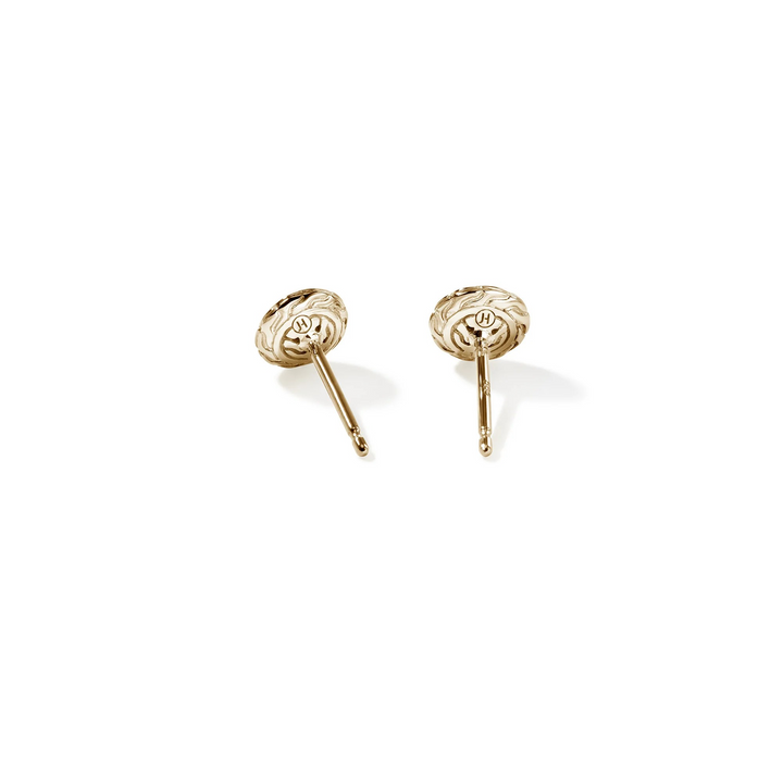 14K Gold Essential Pavé Diamond Stud Earring