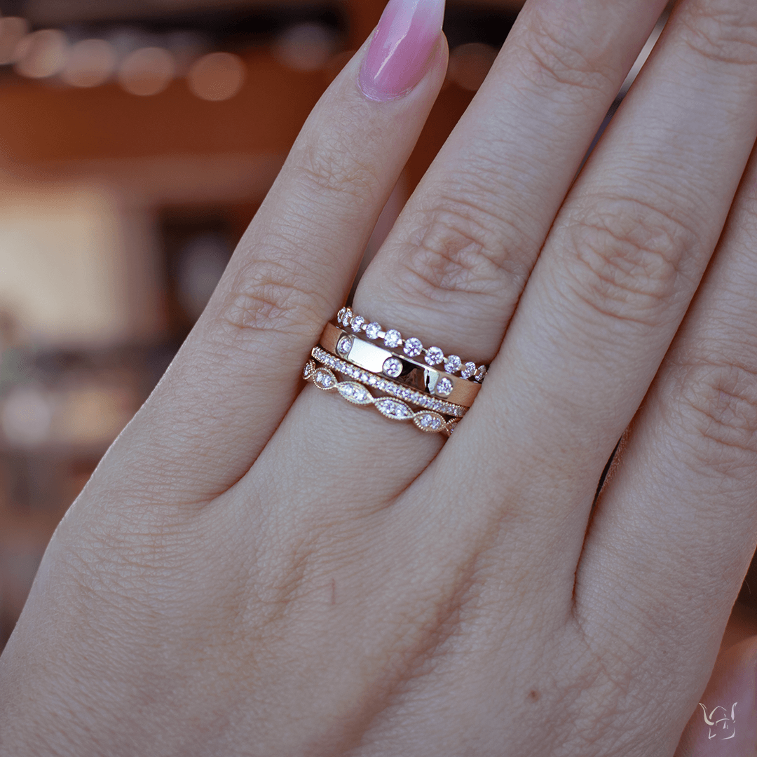 0.08ctw Diamond Band Ring, 14K Yellow Gold - Gunderson's Jewelers
