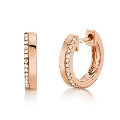 0.08ctw Diamond Huggie Earring - Gunderson's Jewelers