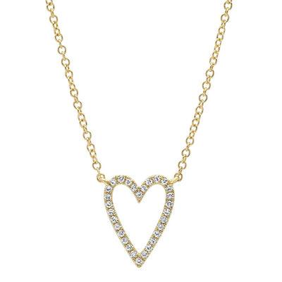 0.10ctw Diamond Heart Necklace - Gunderson's Jewelers