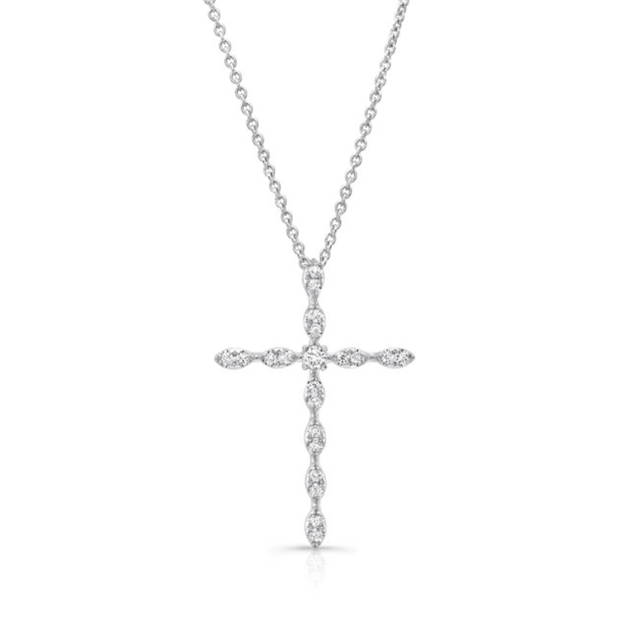 0.11ctw Diamond Cross Pendant - Gunderson's Jewelers