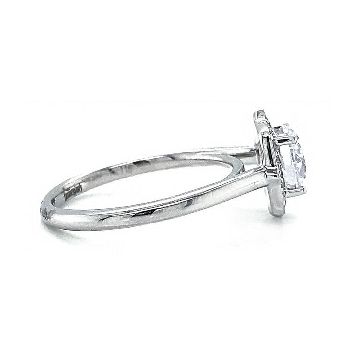 0.12ctw Halo Style Diamond Engagement Ring - Gunderson's Jewelers