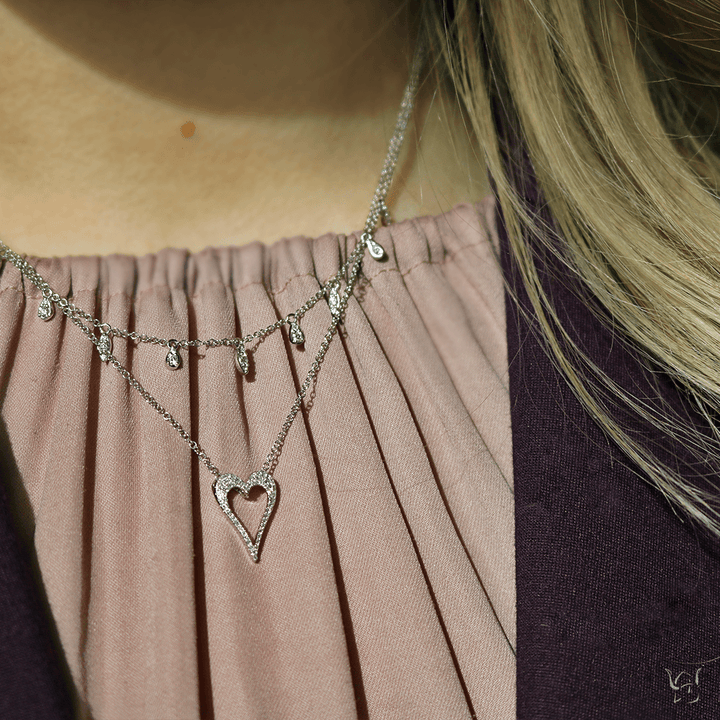 0.14ctw Diamond Heart Necklace - Gunderson's Jewelers