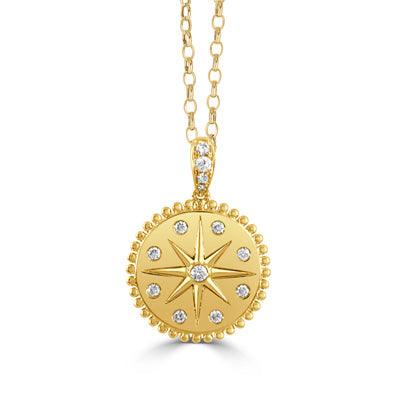 0.14ctw Diamond Medallion Pendant - Gunderson's Jewelers