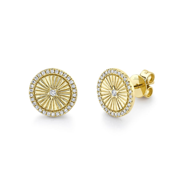 0.16ctw Diamond Circle Stud Earring - Gunderson's Jewelers