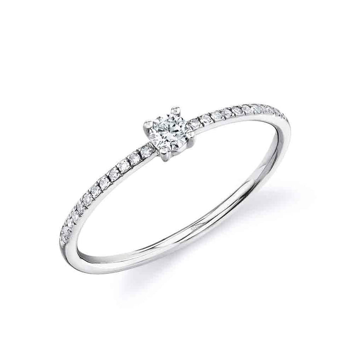 0.19ctw Diamond Band Ring, White Gold - Gunderson's Jewelers