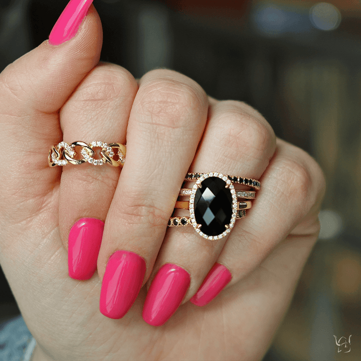 0.22ctw Diamond Fashion Link Ring - Gunderson's Jewelers
