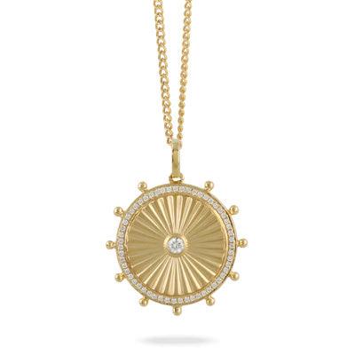 0.22ctw Diamond Ship's Wheel Pendant - Gunderson's Jewelers