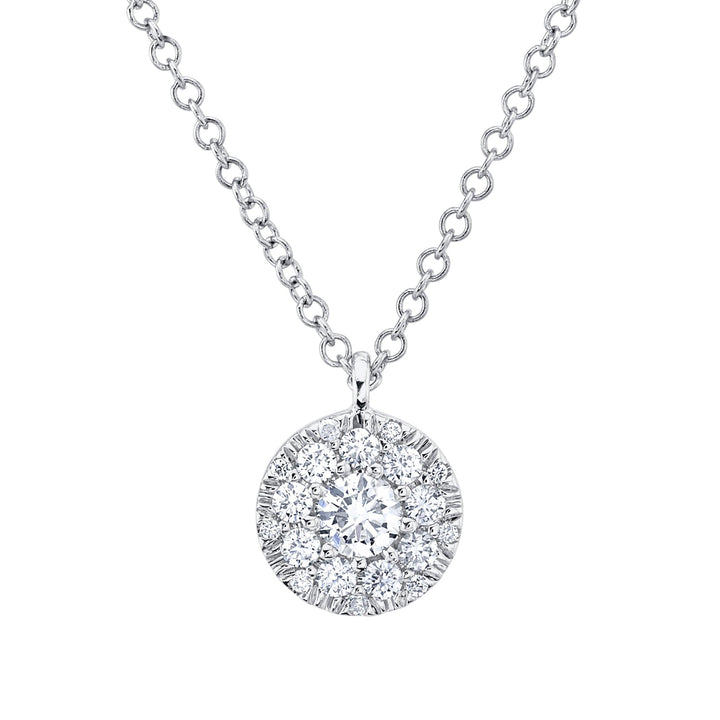 0.23ctw Diamond Cluster Necklace - Gunderson's Jewelers