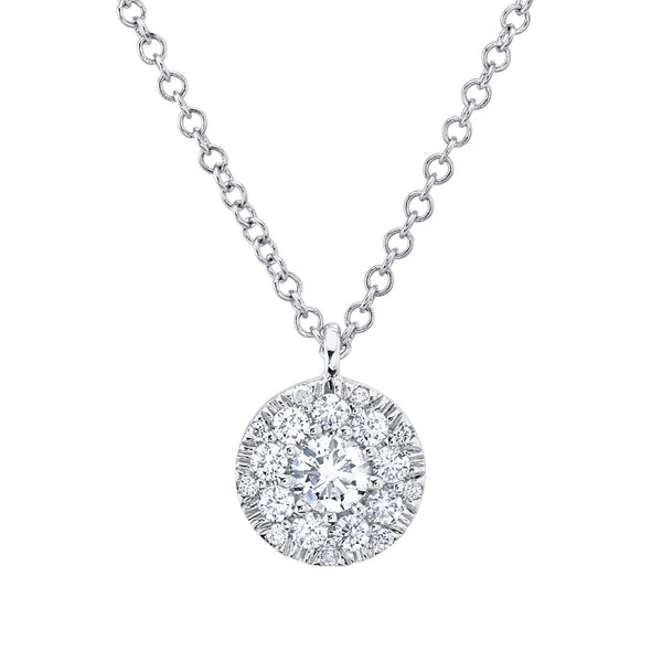 0.23ctw Diamond Cluster Necklace - Gunderson's Jewelers
