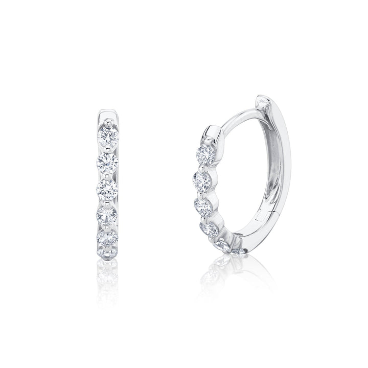 0.26ctw Diamond Huggie Earring - Gunderson's Jewelers