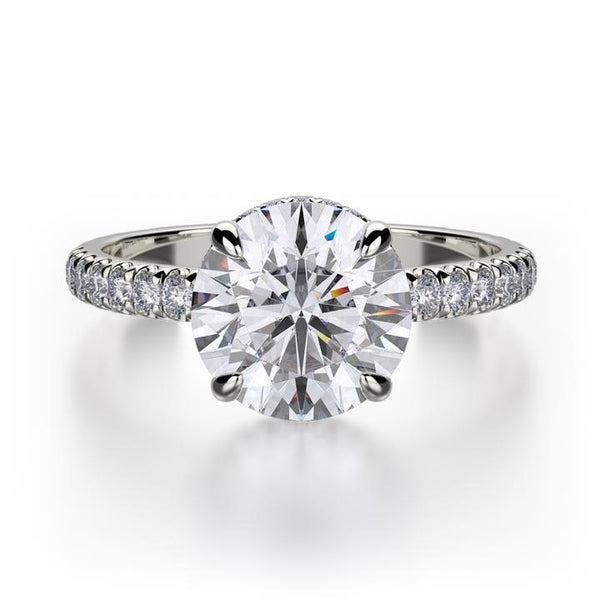 0.33ctw Round Diamond Engagement Ring, - Gunderson's Jewelers
