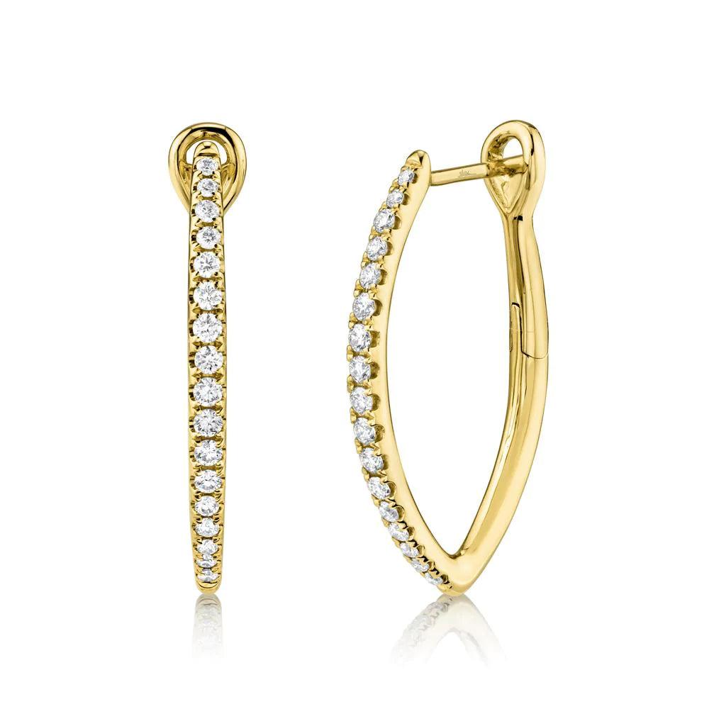 0.35ctw Diamond Hoop Earring - Gunderson's Jewelers
