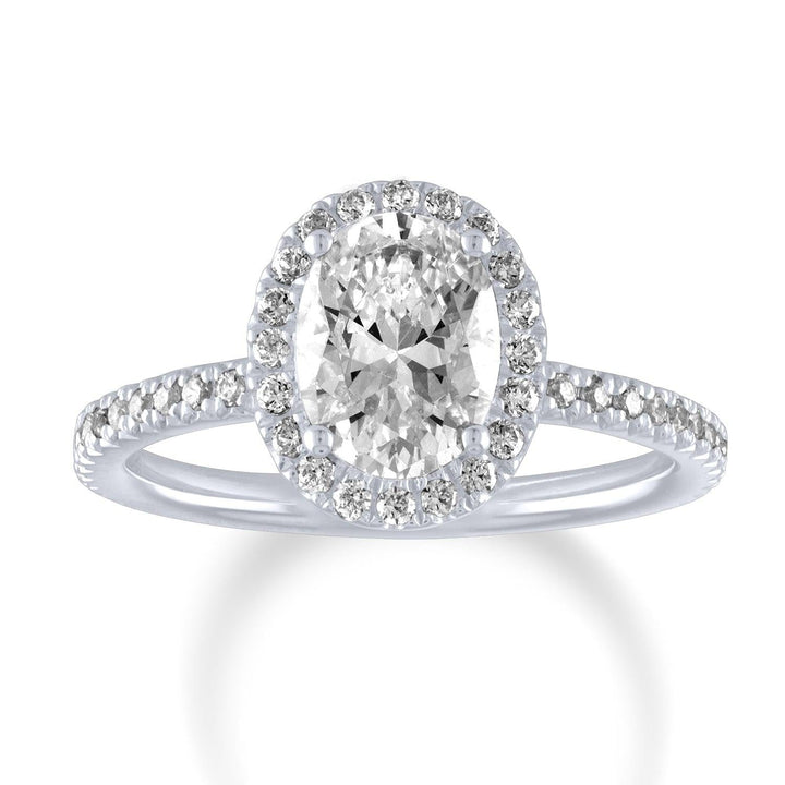 0.375ctw Diamond  Halo Engagement Ring - Gunderson's Jewelers