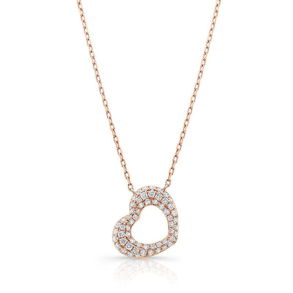 0.39ctw Diamond Heart Necklace - Gunderson's Jewelers