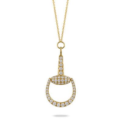 0.41ctw Diamond Horse Bit Necklace - Gunderson's Jewelers