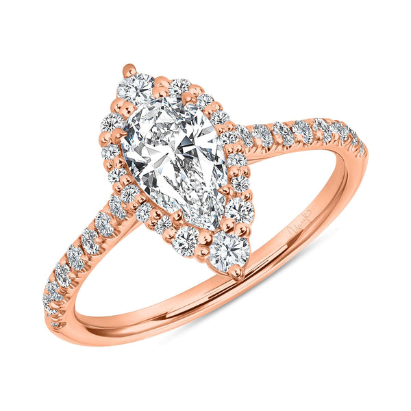 0.43ctw Diamond Engagement Ring, Rose Gold - Gunderson's Jewelers