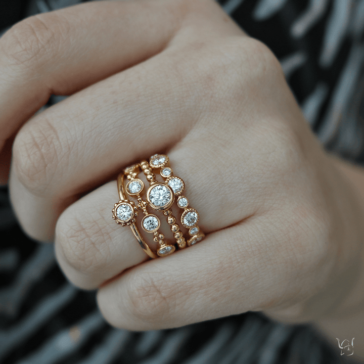 0.59ctw Diamond Stackable Ring - Gunderson's Jewelers