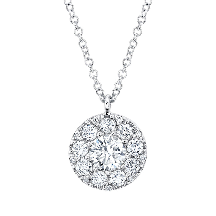 0.75ctw Diamond Cluster Necklace - Gunderson's Jewelers