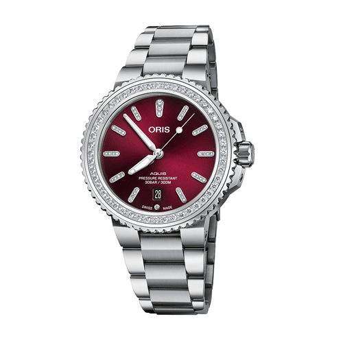 ORIS Aquis Date Diamonds