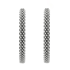 Beaded Hoop Earrings