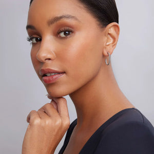 Beaded Hoop Earrings