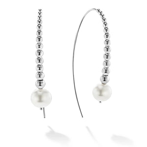Graduated Bead Pearl Earrings