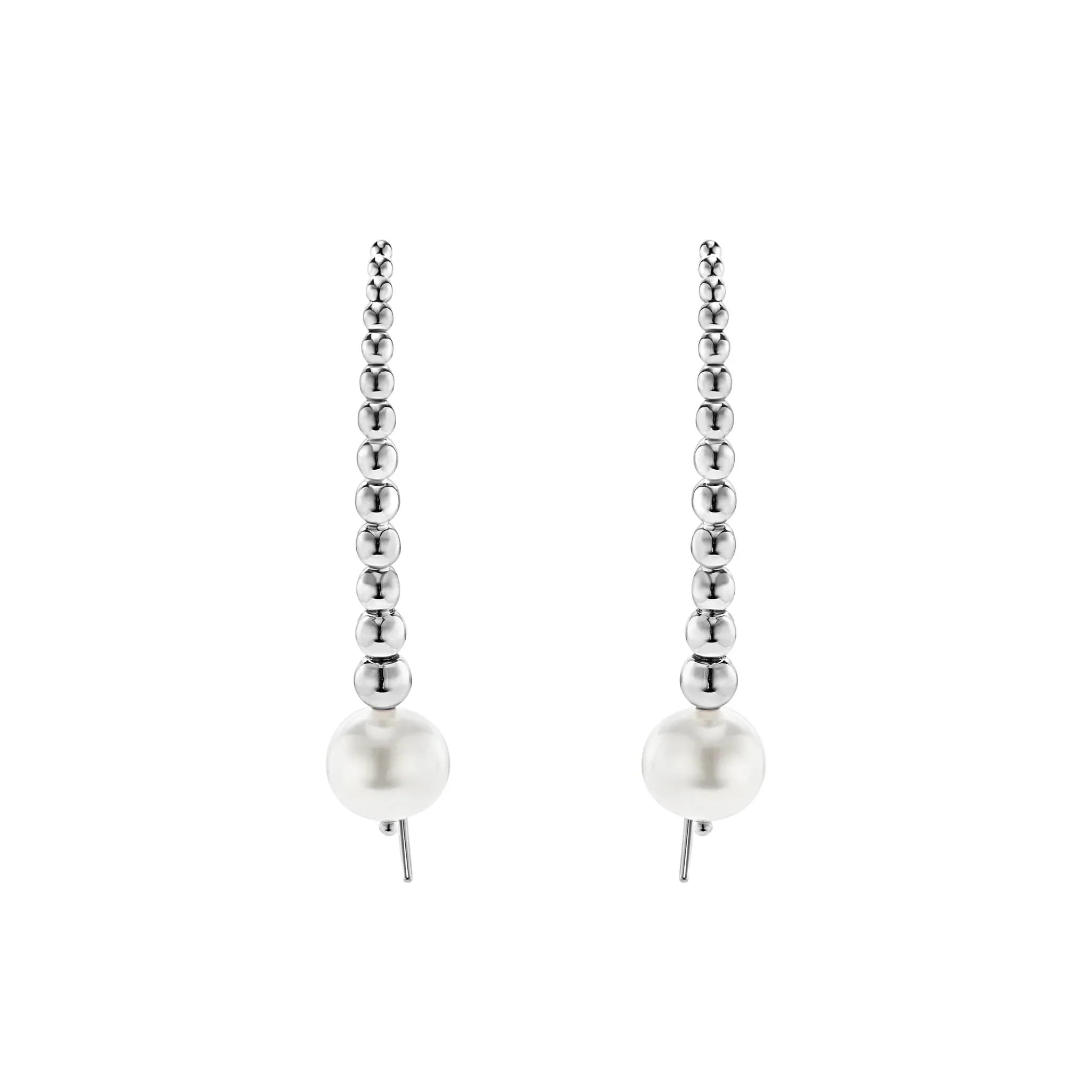 Graduated Bead Pearl Earrings
