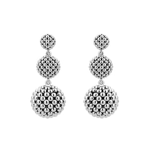 Caviar Drop Earrings