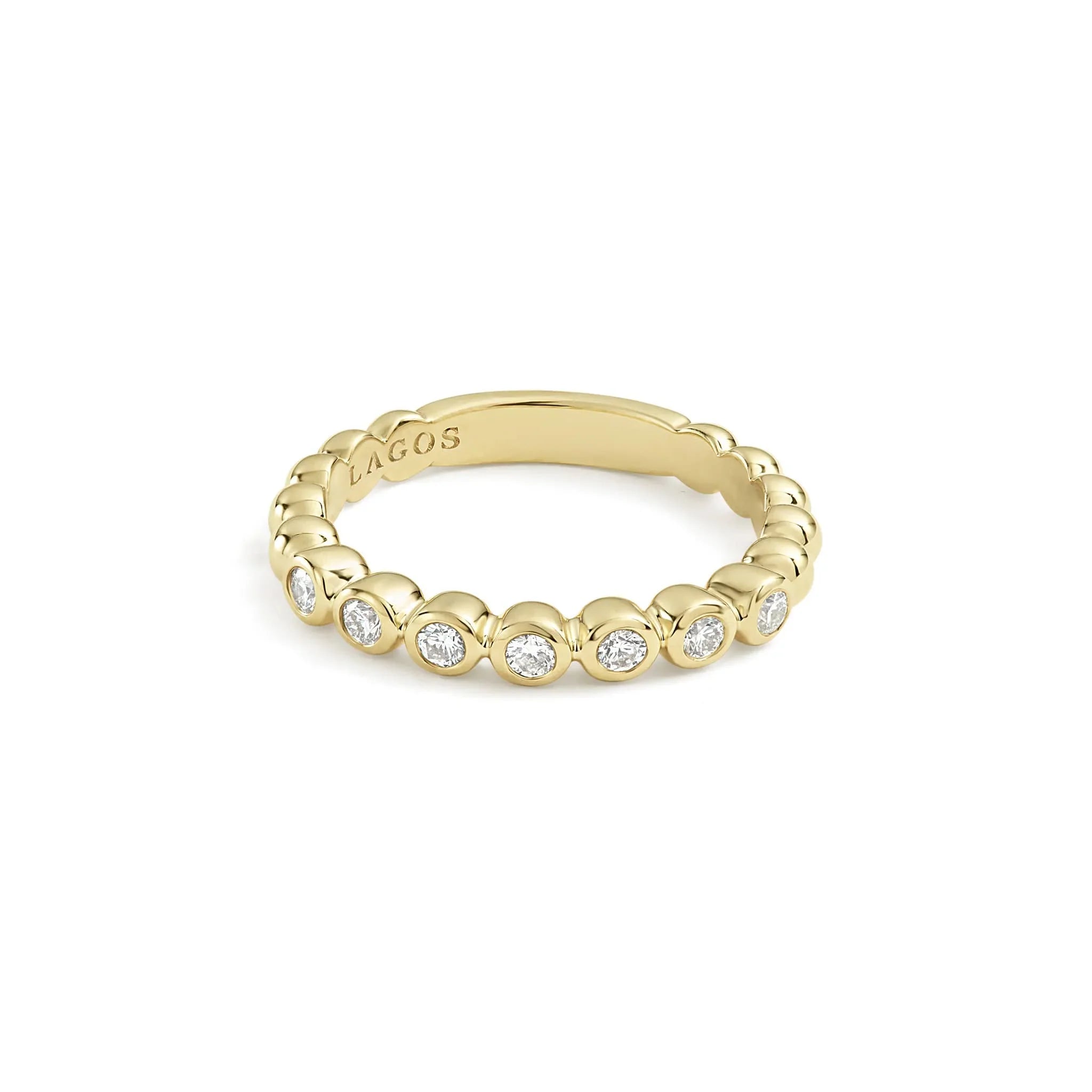 18K Gold and Diamond Stacking Ring – Gunderson's Jewelers