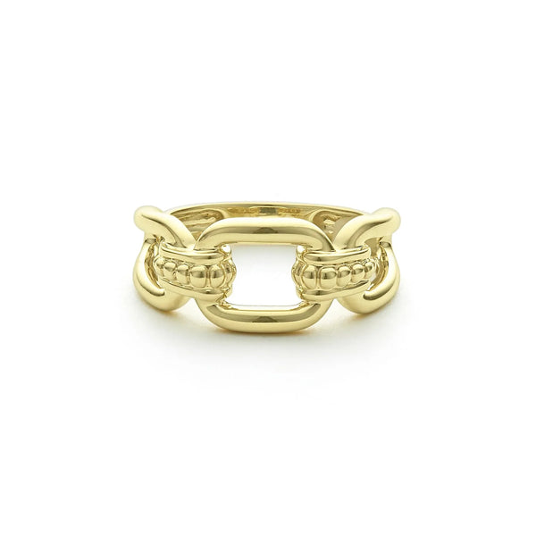 18K Gold Link Ring