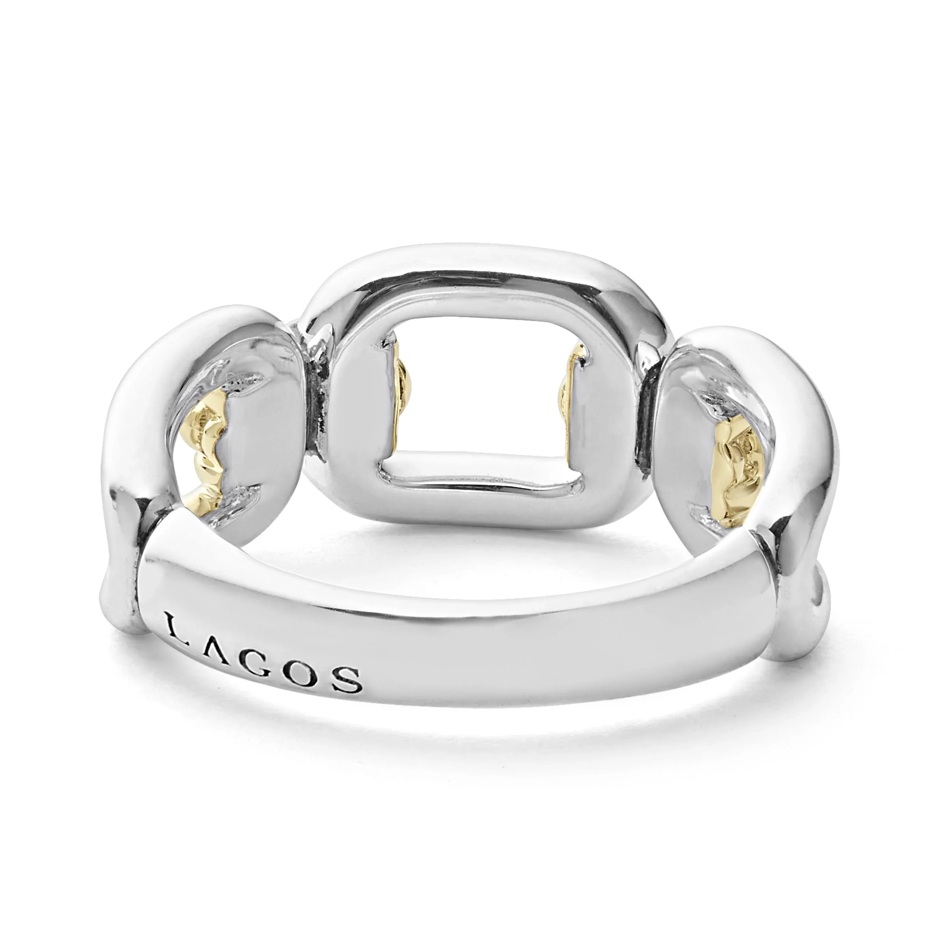Two-Tone Link Ring
