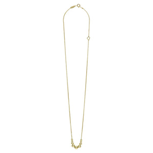18K Gold Graduated Bead Necklace