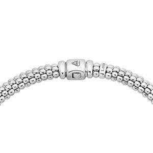 Single Station Diamond Caviar Necklace