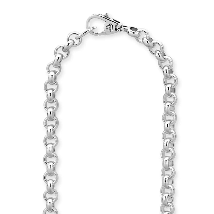 Caviar Circle Link Necklace