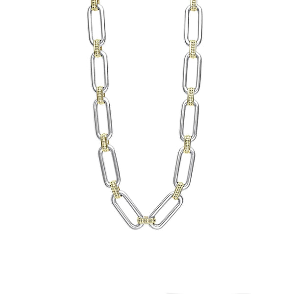 Two-Tone Link Necklace