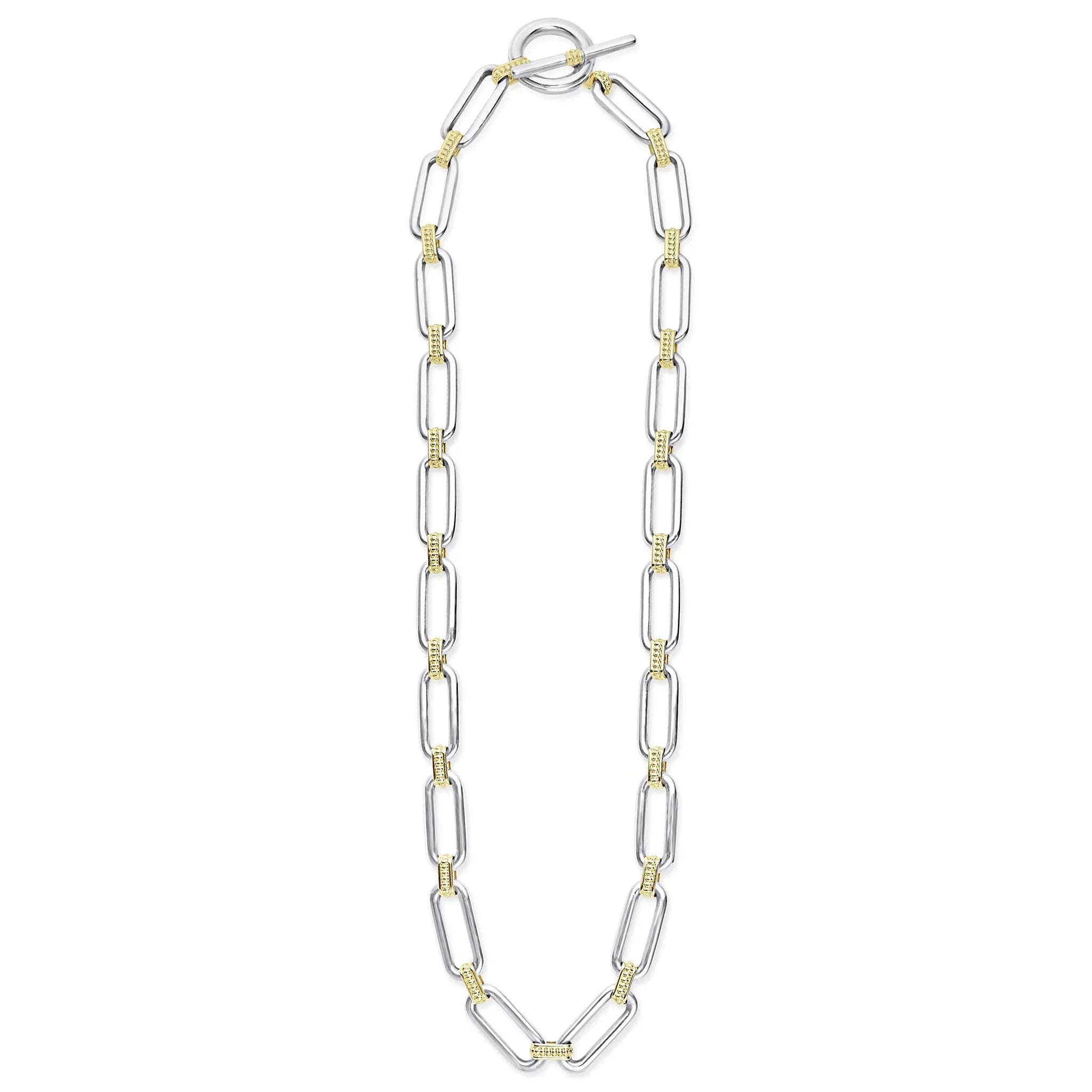 Two-Tone Link Necklace