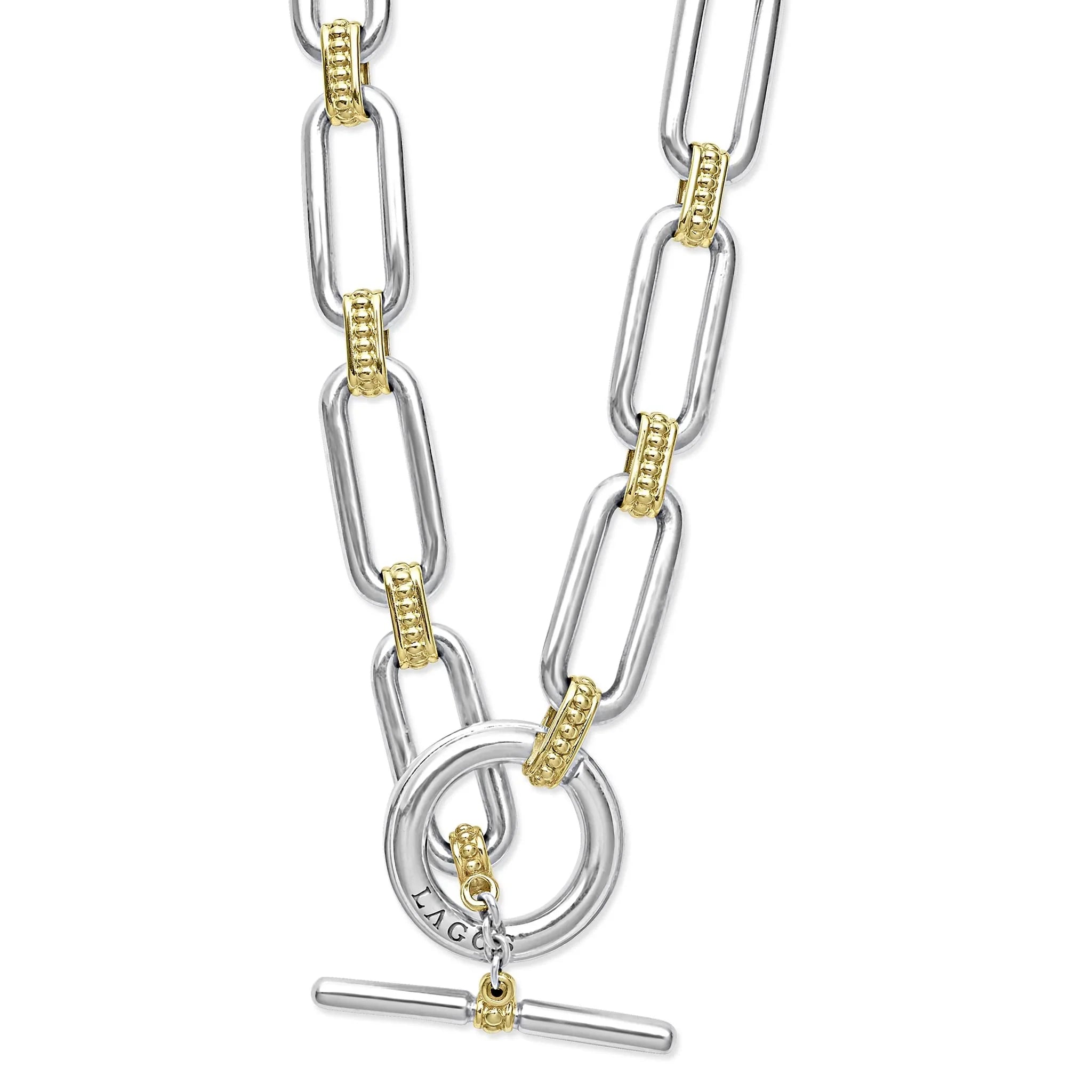 Two-Tone Link Necklace