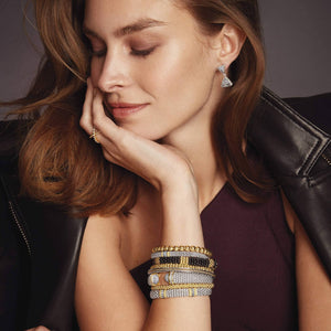 Thin 18K Gold Beaded Bracelet | 4mm