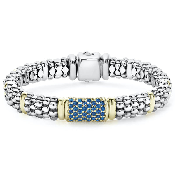 Blue Sapphire Caviar Bracelet | 9mm