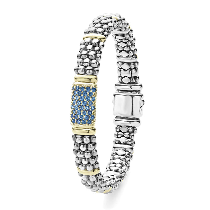 Blue Sapphire Caviar Bracelet | 9mm